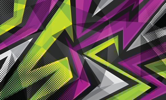 Racing style abstract geometric shape pattern background vector