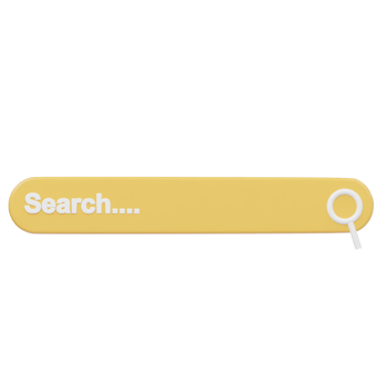 Web search icon 3d render illustration png