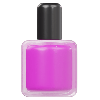 Nail polish icon 3d render png