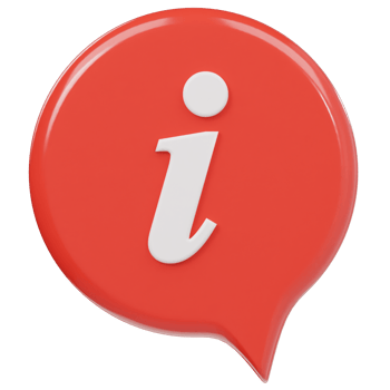 Information icon 3d render illustration png