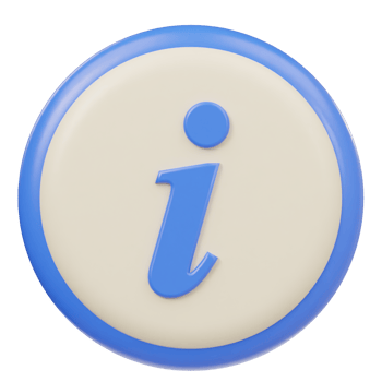Information icon 3d render illustration image png