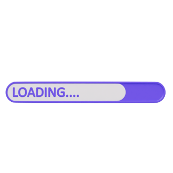 Loading 3d rendering illustration png