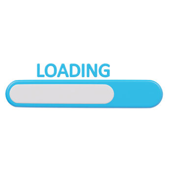 Loading icon stock 3d render illustration png
