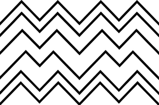 Abstract Black and White Zigzag Chevron Pattern Design vector
