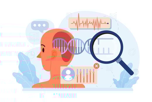 Healthtech. Innovative diagnosis and treatment methodics. Telemedicine vector