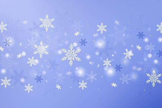 Simple background with snowflakes for winter. Snowy texture abstract design. Elegant random falling snow. vector