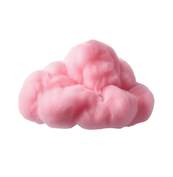 Fluffy Pink Cloud png