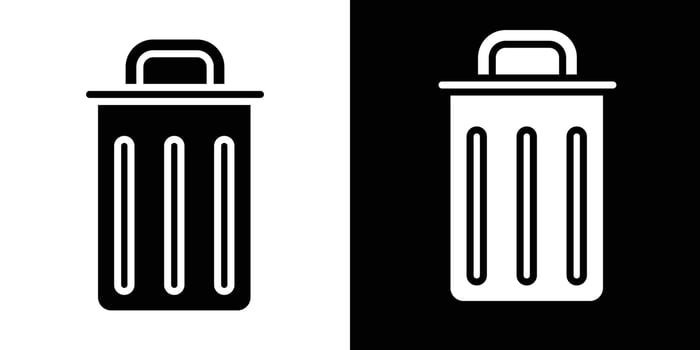 Delete icon Isolated flat in outline vector