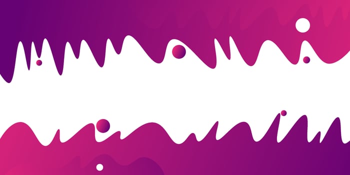 Colorful purple and pink liquid shapes on white background. Liquid style abstract composition. Eps10 vector