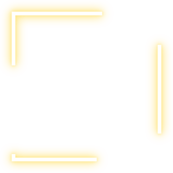 Golden sparkling frame png