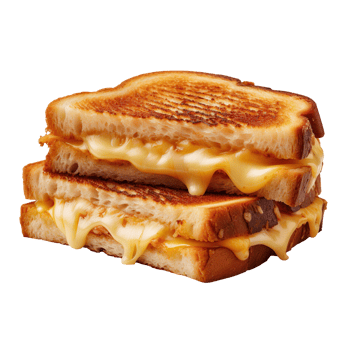 Grilled sandwich isolated on transparent background png
