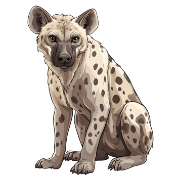 Spotted Hyena Transparent Background Icon png