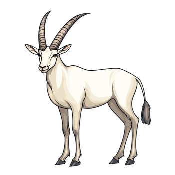 Scimitar-horned Oryx Transparent Background Icon png