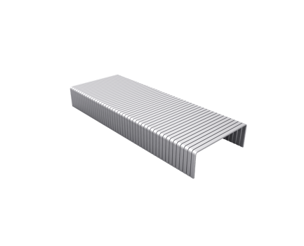 Metal staples for stapler 3d illustration png