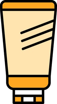 Sunscreen lotion Icon Design Symbol vector