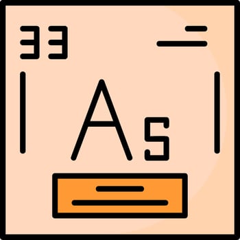 Arsenic Icon Design vector