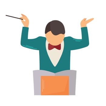 Conductor icon clipart avatar logtotype isolated illustration vector