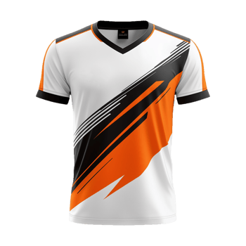 Abstract Sports Jersey Design Mockup Isolated on Transparent Background Perfect for T-Shirt, Player Uniforms, Gaming Teams, and Clothing Banners png
