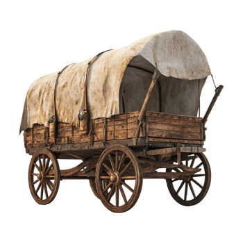 Conestoga wagon on Transparent Background png