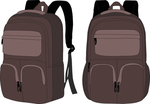 backpack school cartoon, backpack isolated, Cartoon school backpacks, bags icon colorfull vector