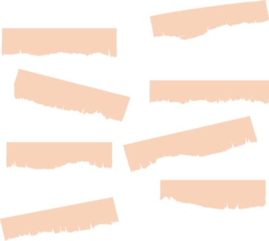set of paper vector