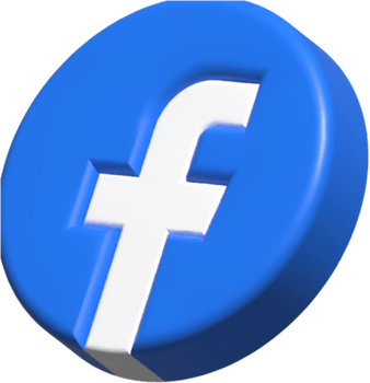 Facebook 3D Social Media Logo png