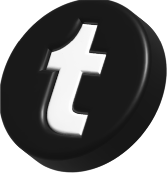 Tumbrl 3D Social Media Logo png