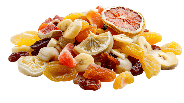 A pile of dried fruit png