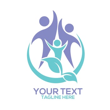 Trendy Healthcare Medical Logo Design for Clinics vector