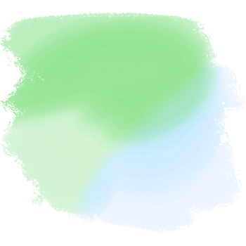 Green Blue Gradient Illustration With Textured Grunge Brush Strokes png