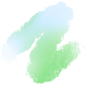 Bold Green And Blue Gradient Brush Strokes In A Rugged Grunge Style Illustration png