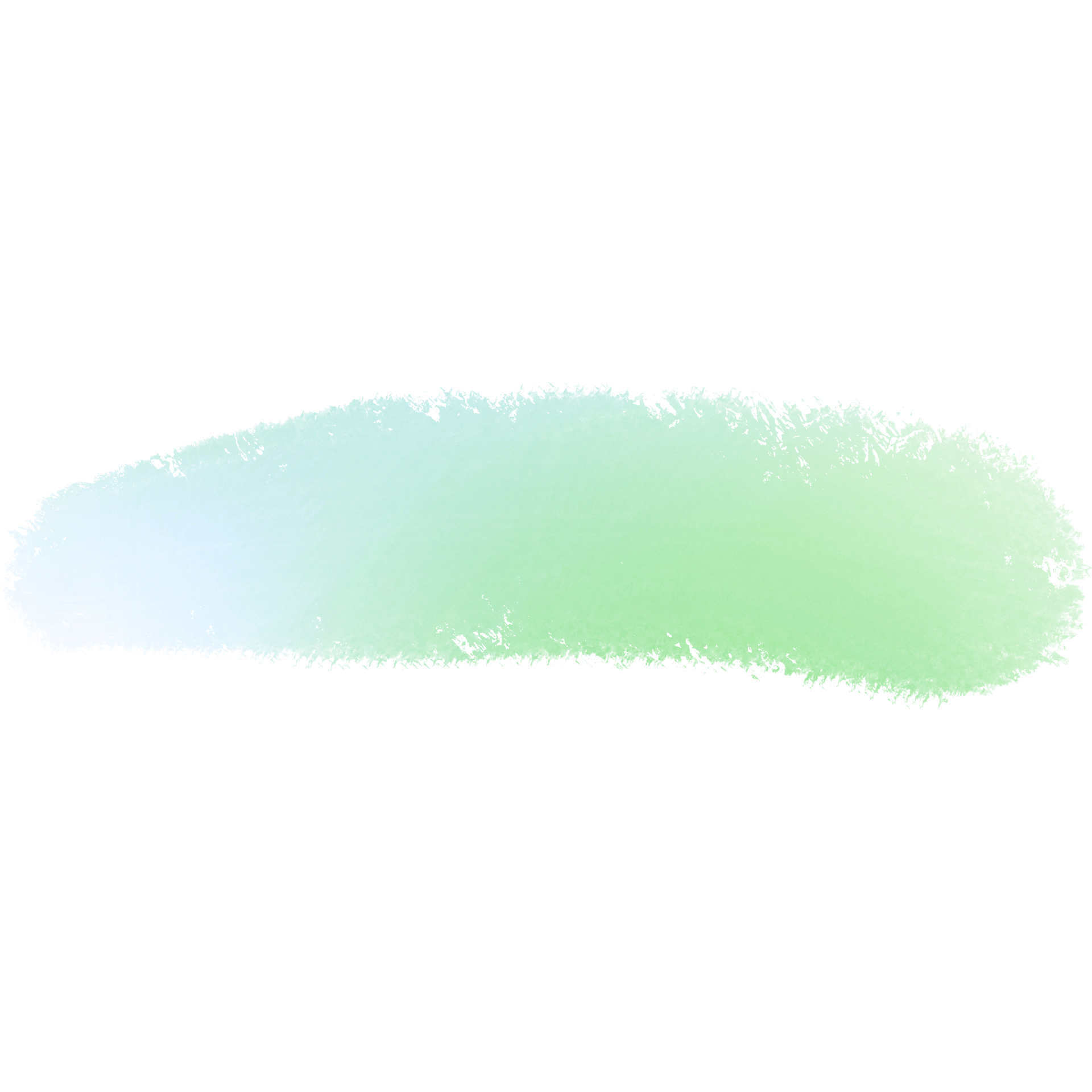 A Raw Illustration Of Green To Blue Gradient Brush Strokes With A Textured Grunge Style png