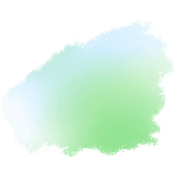 Illustration Of Bold Green And Blue Brush Strokes In A Grunge Inspired Gradient png