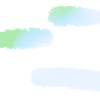 Illustration Of Bold Green Blue Gradient Strokes With Textured Grunge Brush Strokes png