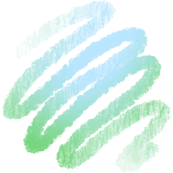 Illustration Of Rough Green And Blue Gradient Strokes With Textured Grunge Brush Effects png