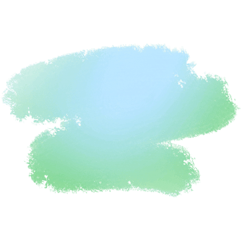 Green And Blue Gradient Illustration With Rough Raw Grunge Style Brush Strokes png