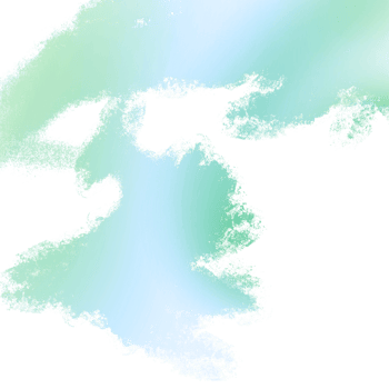 Illustration Of Green Blue Gradient Brush Strokes Featuring Rugged Grunge Textures png