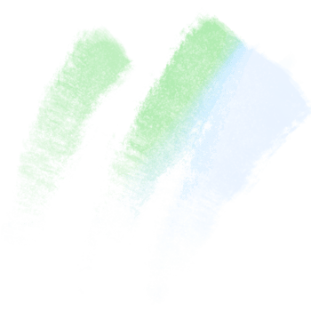 Lovely Green Gradient Strokes Blending Into Rugged Grunge Brush Effects png