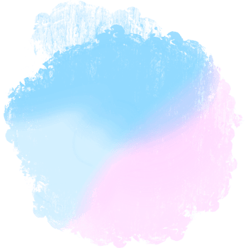 Hand Drawn Pink To Blue Gradient Brush Stroke With Bold Rough Grunge Textures png