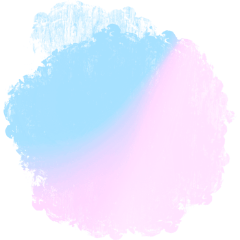 Pink Blue Gradient Brush Strokes With Textured Bold Hand Drawn Grunge Edges png
