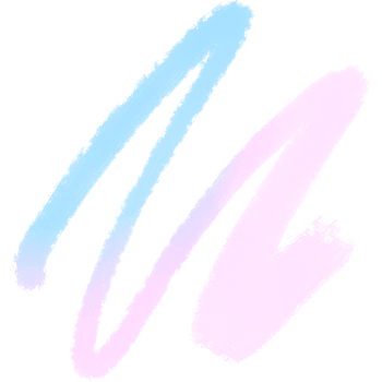Pink Blue Gradient Brush Strokes With Textured Bold Grunge Inspired Finishes png