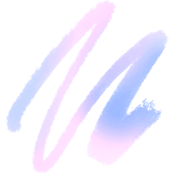 Beautiful Pink Blue Gradient Strokes Blending Into Textured Rough Grunge Edges png