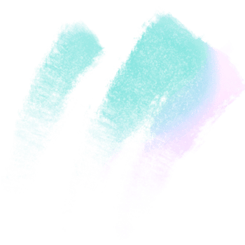 Green Pink And Blue Gradient Brush Strokes With Gritty Hand Drawn Grunge Details png