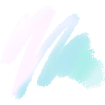 Soft Green Pink And Blue Gradient Brush Strokes With Rough Textured Hand Drawn Edges png