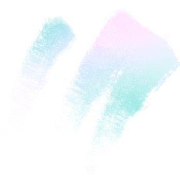 Hand Drawn Green Pink Blue Gradient Brush Strokes Merging Into Raw Gritty Grunge Marks png