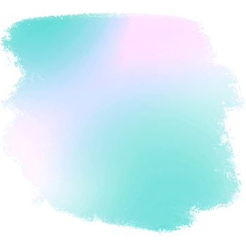 Green Pink Blue Gradient Brush Strokes Merging Into Textured Raw Hand Drawn Grunge Details png