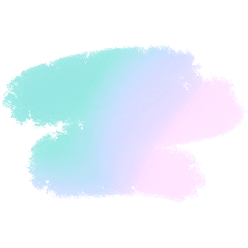 Green Pink Blue Gradient Brush Strokes With Textured Bold Hand Drawn Grunge Edges png