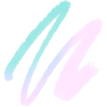 Green Pink Blue Gradient Brush Strokes Merging Into Bold Gritty Hand Drawn Grunge Marks png