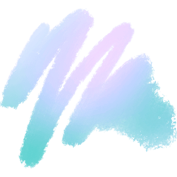 Soft Green Pink Blue Gradient Brush Strokes Blending Into Rugged Bold Grunge Details png