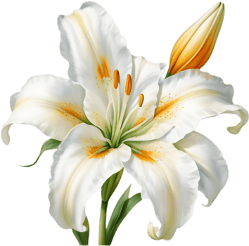 Charming illustration of lily-of-the-valley in bloom. . png